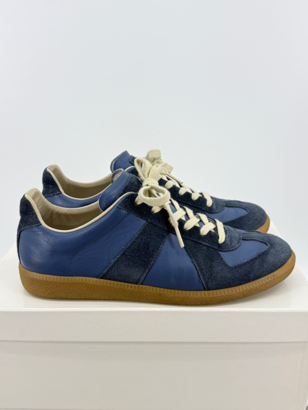 Maison Margiela GAT Low Blue Suede size 42